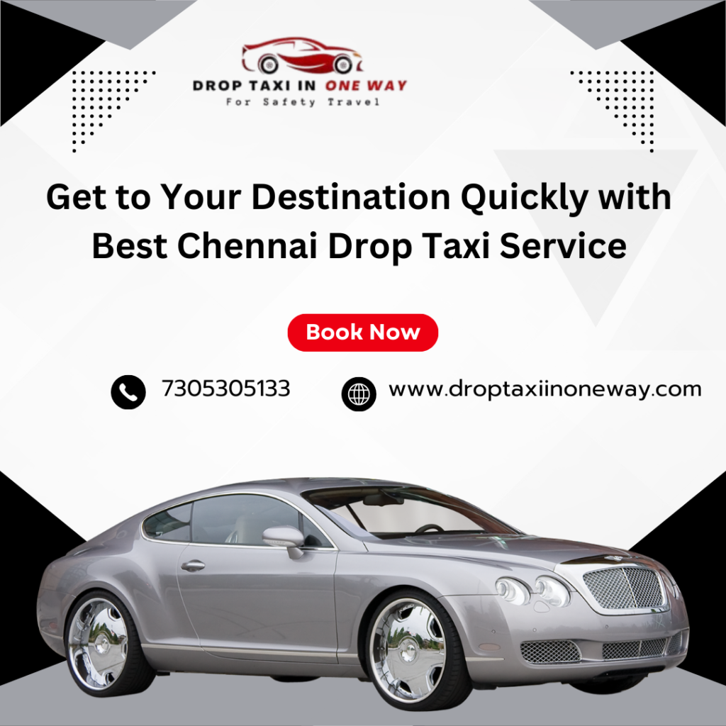 drop taxi chennai