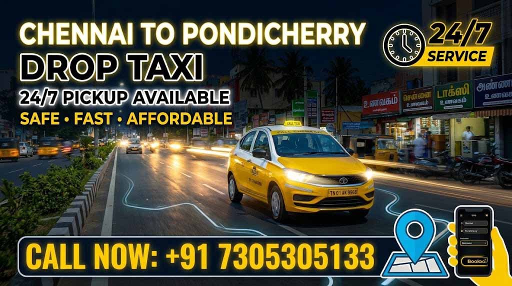 Drop Taxi Pondicherry