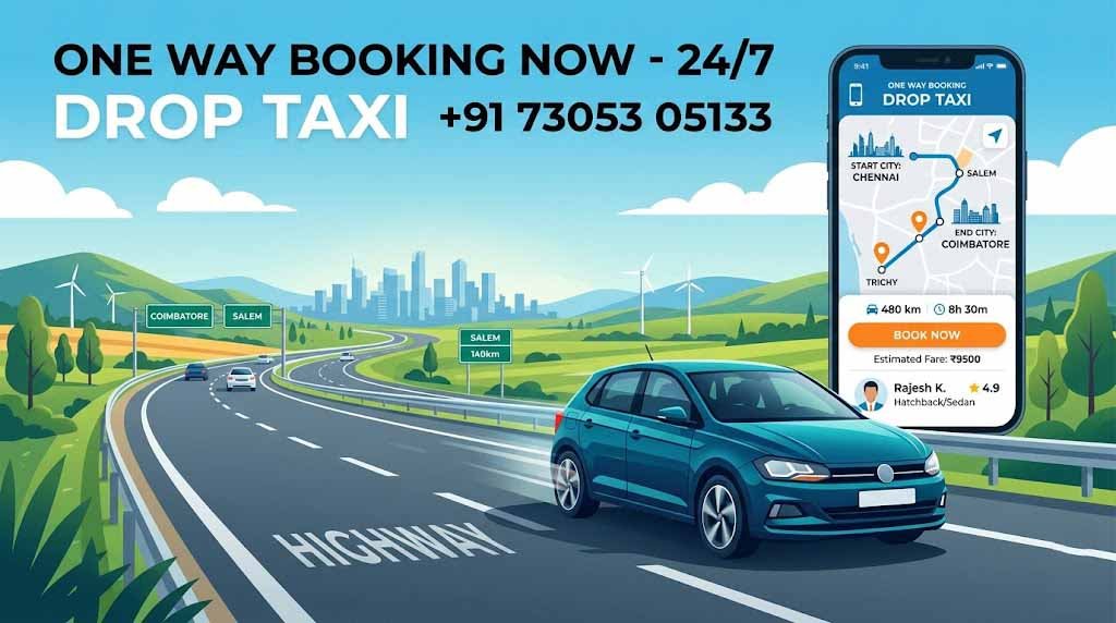 one way taxi online booking