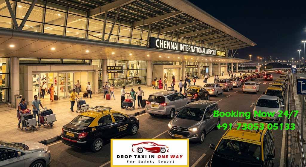 Chennai International Airport pickup services waiting area