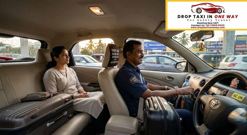 Chennai airport taxi comfortable interior