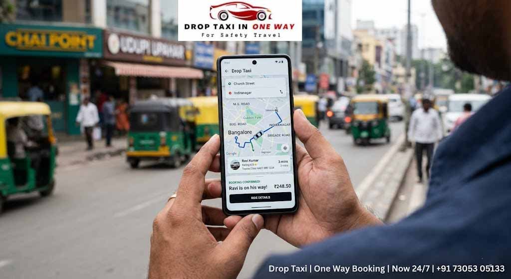 quick taxi booking Bangalore using mobile app
