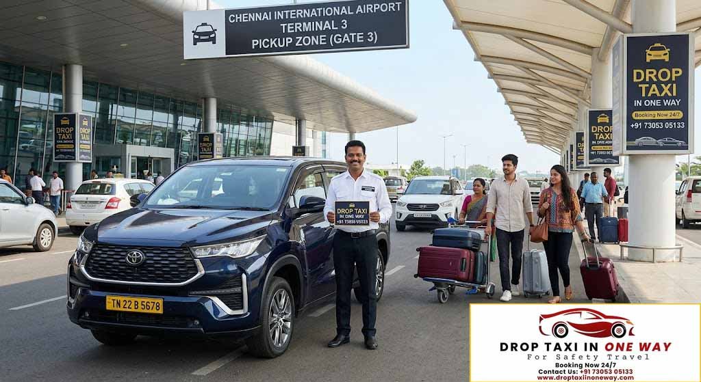 affordable drop taxi chennai airport transfer