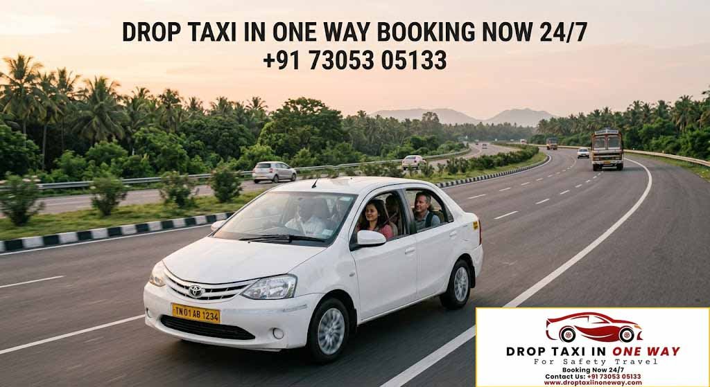 drop taxi chennai one way cab service