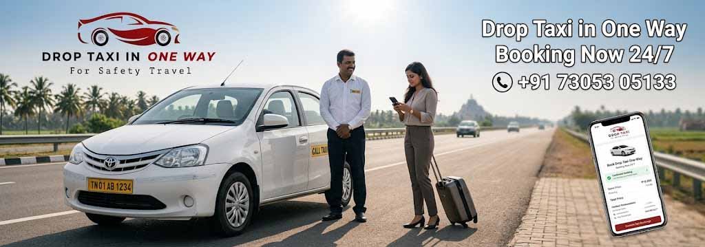 One Way Outstation Taxi booking online with professional driver