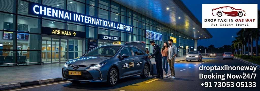 One Way Taxi Chennai airport pickup and drop service comfort travel