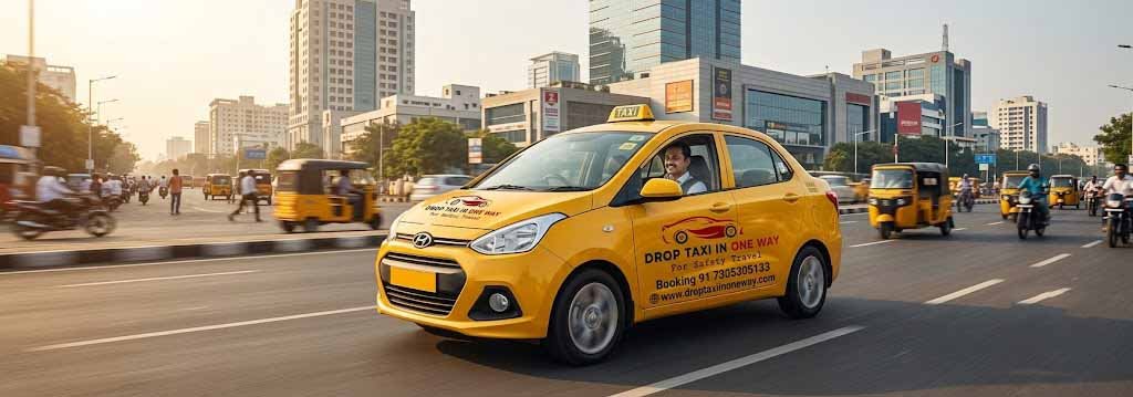 ChennaiTaxi sedan providing airport pickup and affordable taxi booking service in Chennai.