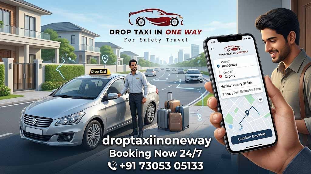 One Way Cab Booking Online for easy taxi reservation