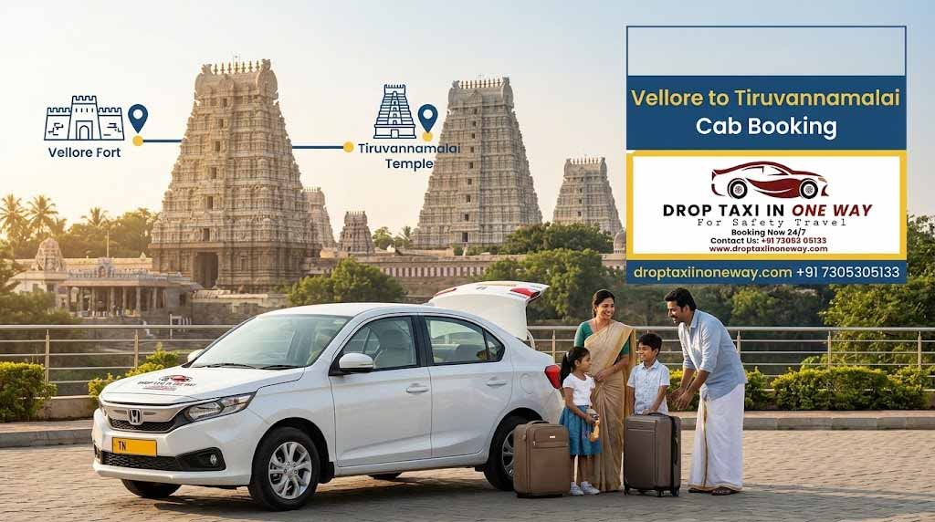 Vellore to Tiruvannamalai Cab