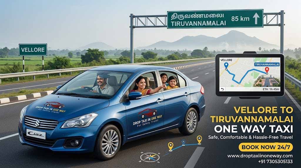 Vellore to Tiruvannamalai One Way
