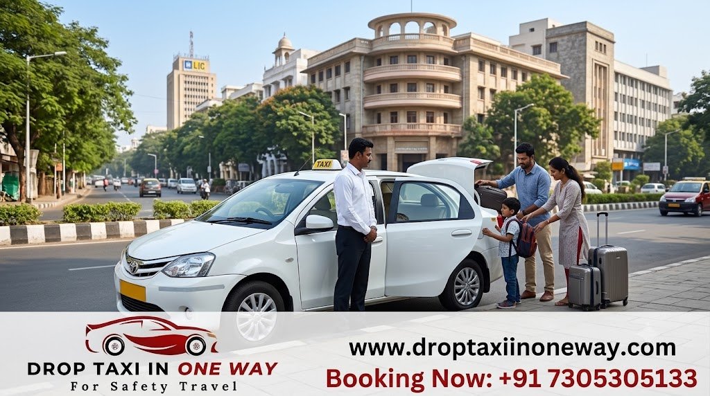 One-way cab booking in Chennai with a comfortable taxi for city and outstation travel