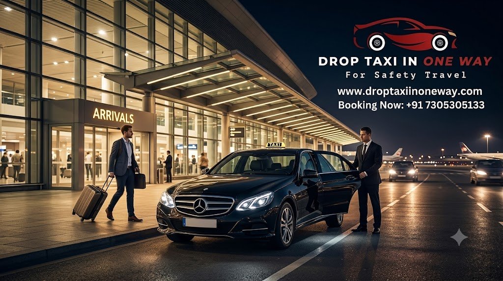 Premium Airport Taxi at Night